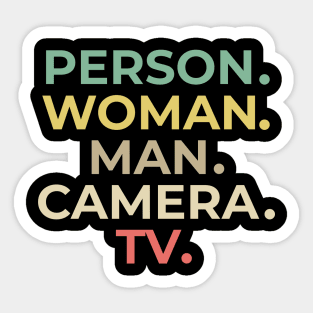 person woman man camera tv Sticker